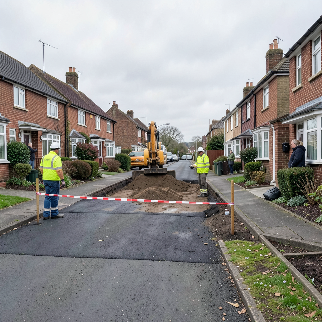 Witney homes without water after burst pipe found at Betty's Meadow